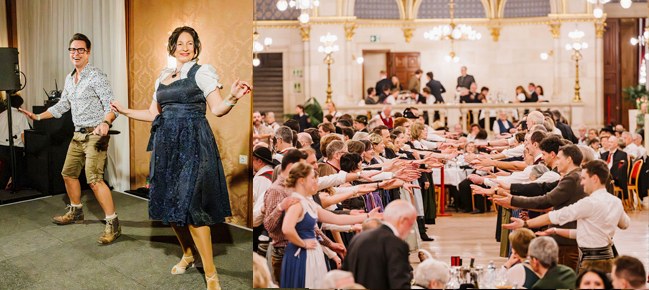 Salsa in der Lederhose und Mitternachtsquadrille im Ballsaal